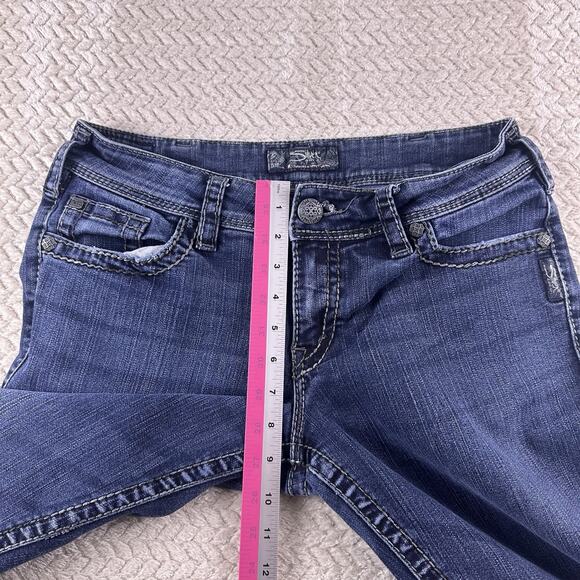 Silver Jeans Womens Suki Surplus Size 30x30 Bootcut Flap Pockets - Picture 8 of 15